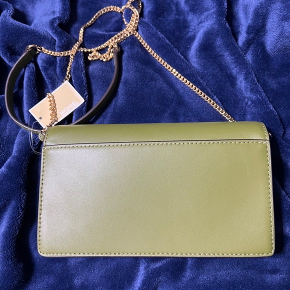 Michael Kors XS Jade Crossbody - Smokey Olive - Picture 4 of 12